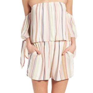 Small BP Off the Shoulder Romper w/ Pockets